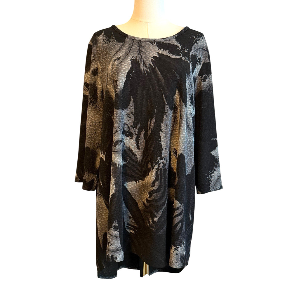 Vtg Catherines Whimsigoth Top Size 1X Boho Witchy Cottagecore Dark Romance‎